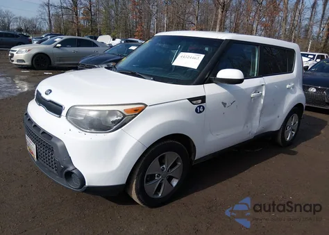 2014 Kia Soul z USA, uszkodzony, nr VIN KNDJN2A28E7018679